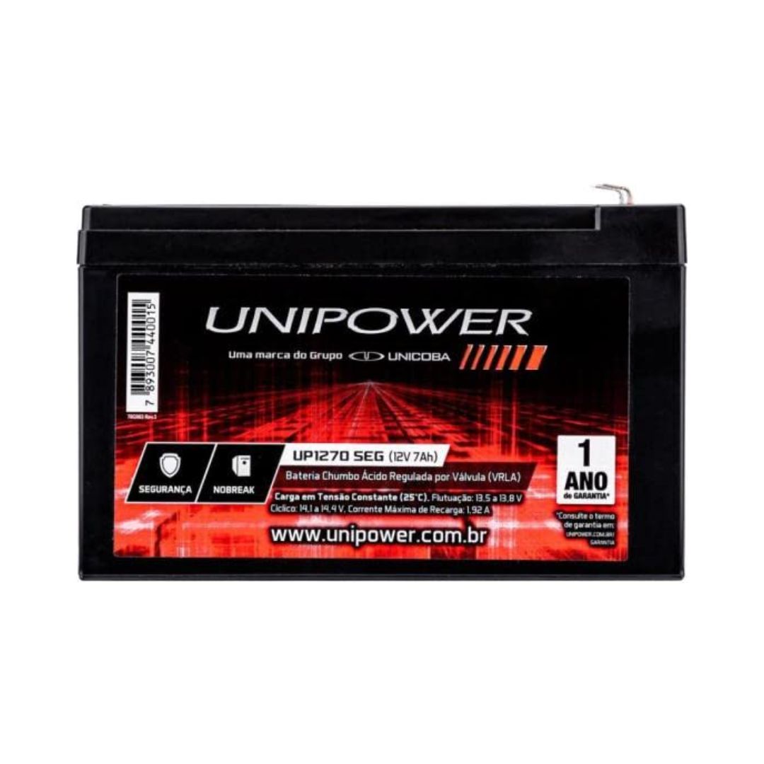 BATERIA UNIPOWER 12V 7,0AH (UP1270SEG) O