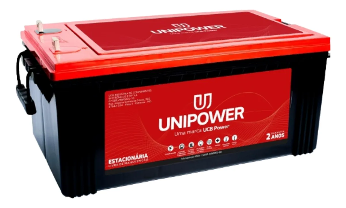  Bateria Estacionária Unipower Df4001 12v...